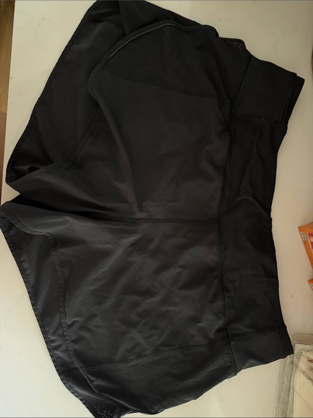 Black lululemon shorts